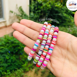 Clay pearls Bracelets