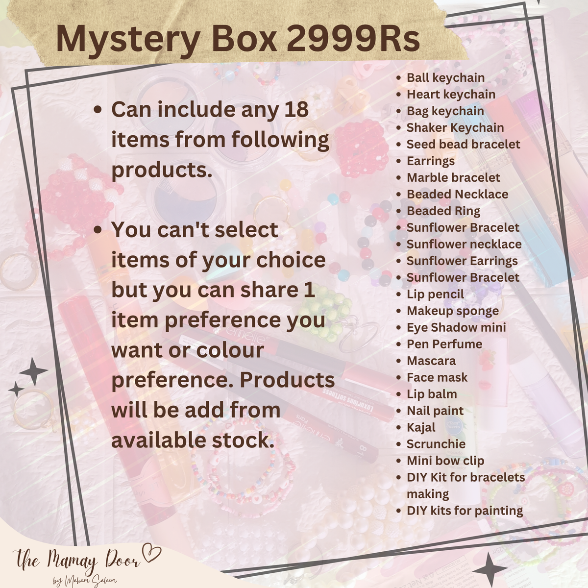 Mystery boxes