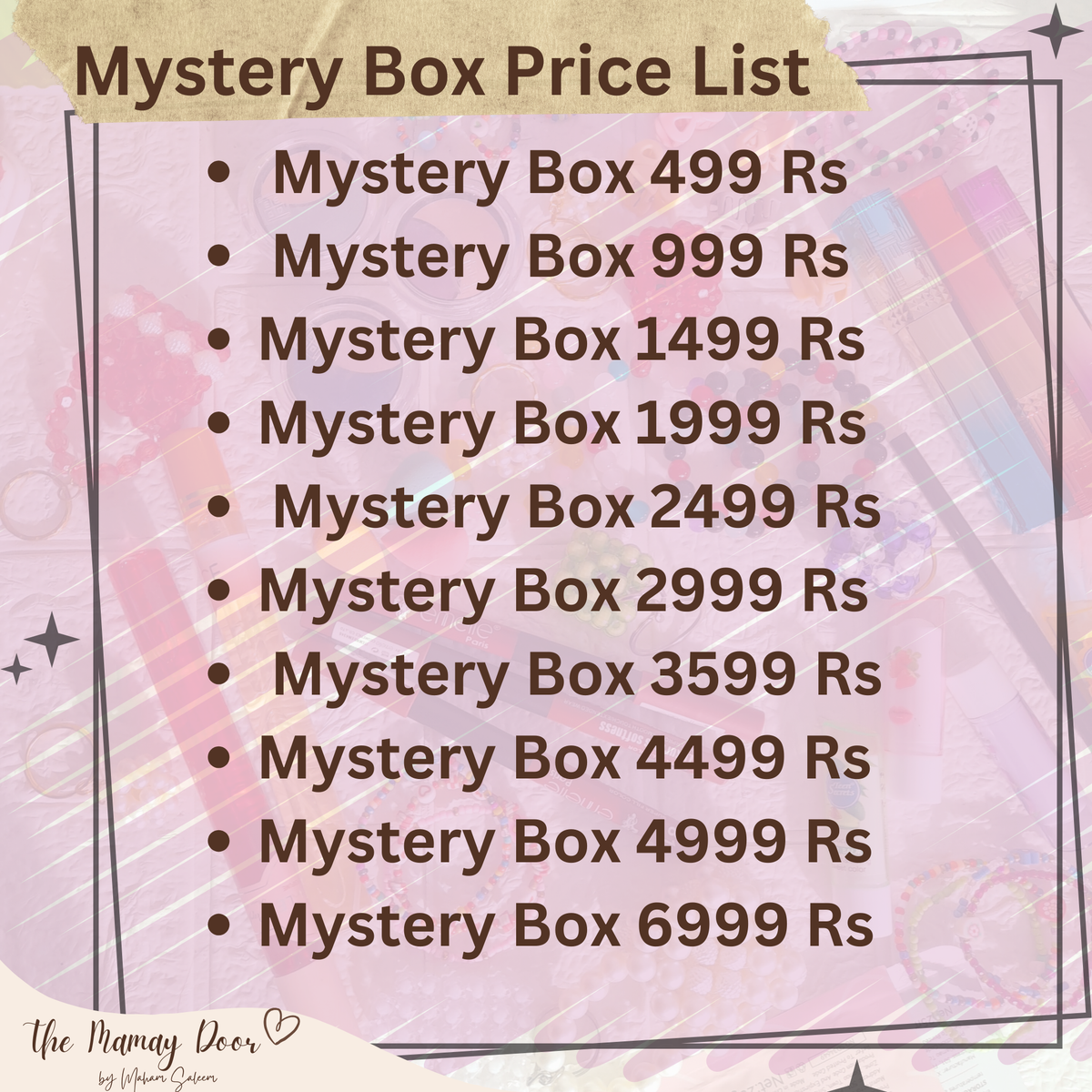 Mystery boxes