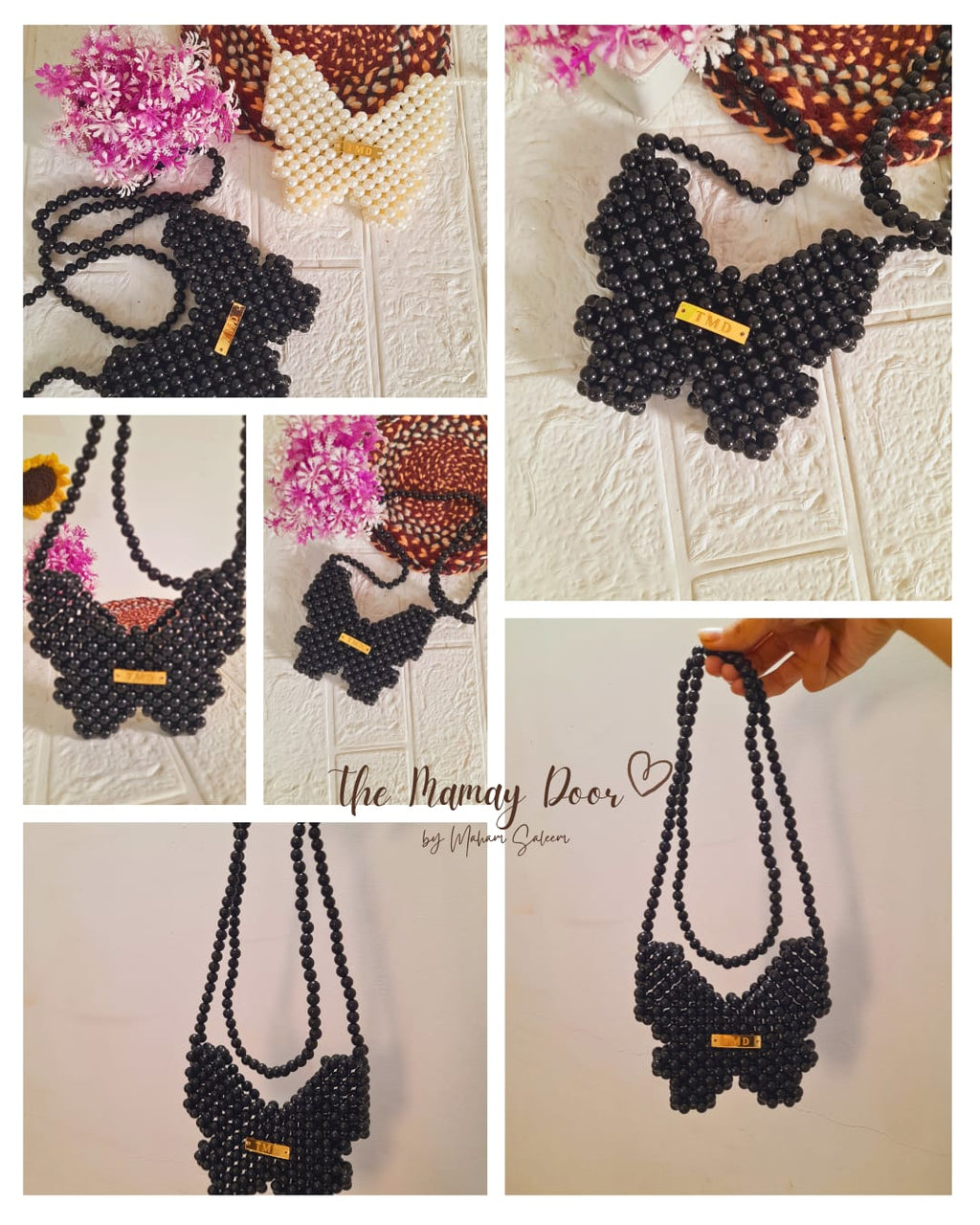 Butterfly Beaded Bag