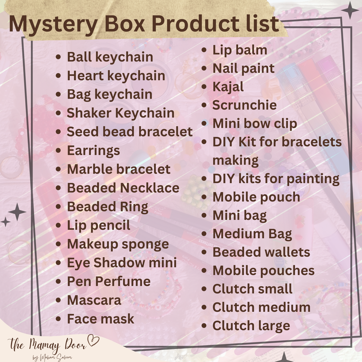 Mystery boxes
