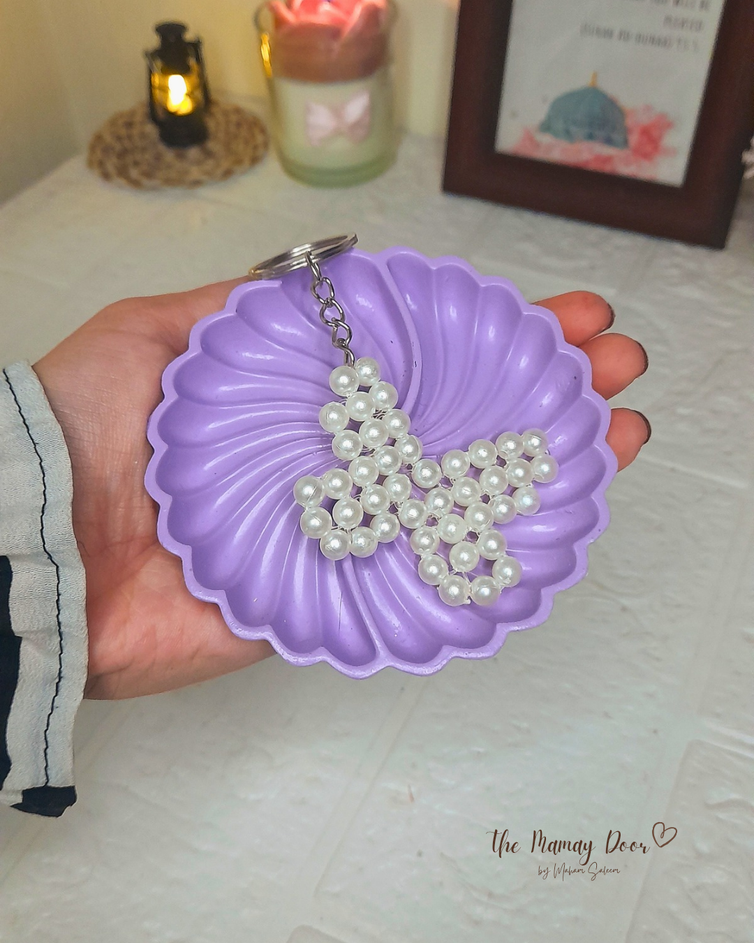 Butterfly keychain